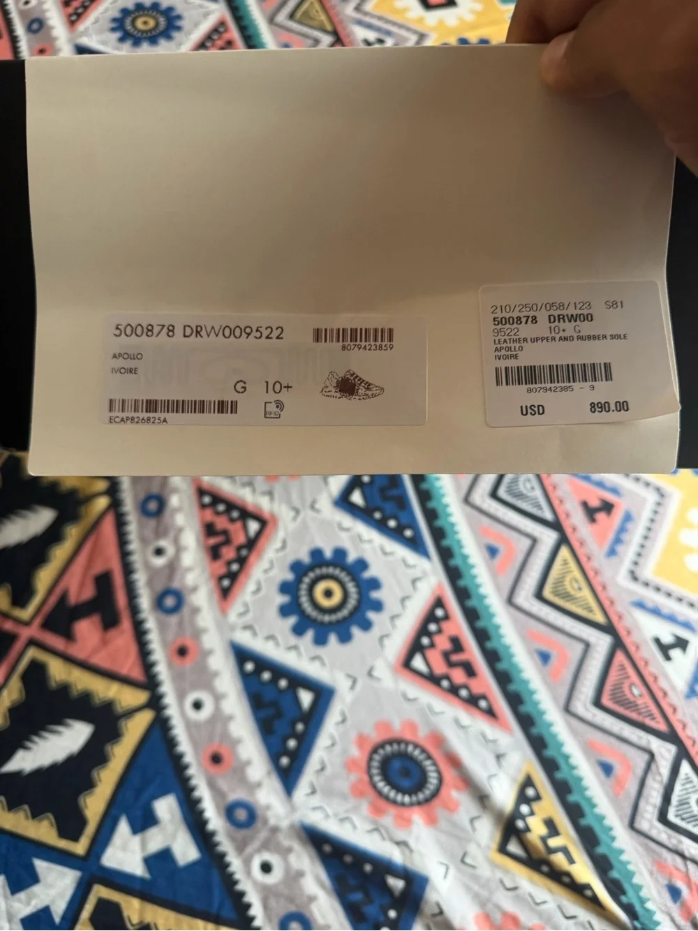 Gucci Rhyton Leather Sneakers